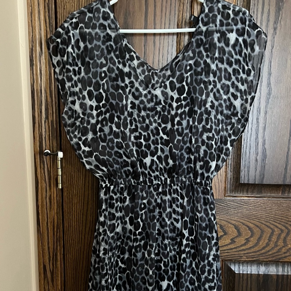 Leopard print dress